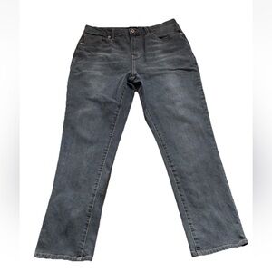 Fashion Nova charcoal grey Straight Leg Jeans